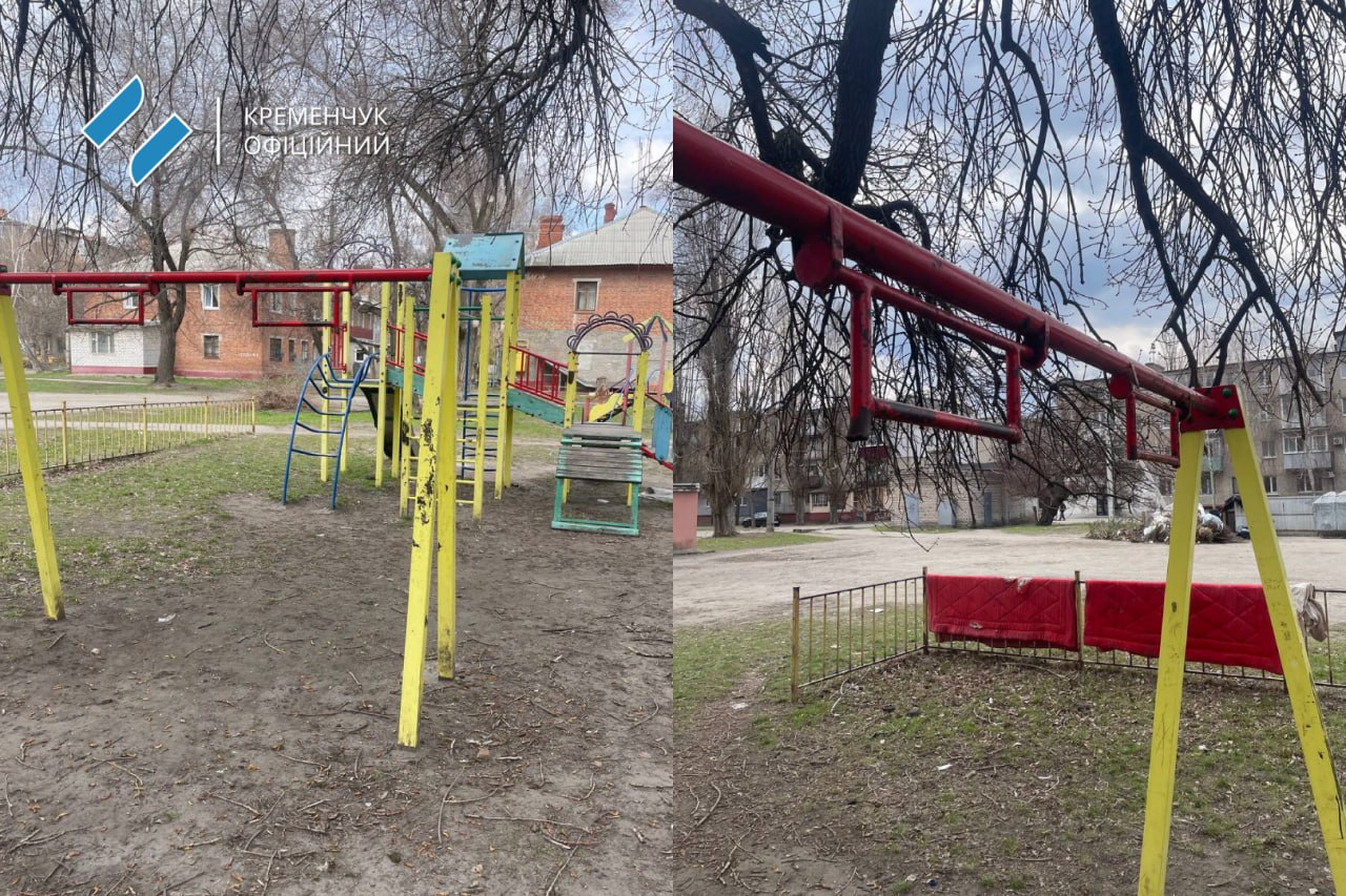 У Кременчуці оновили дитячий майданчик на Східній, 200