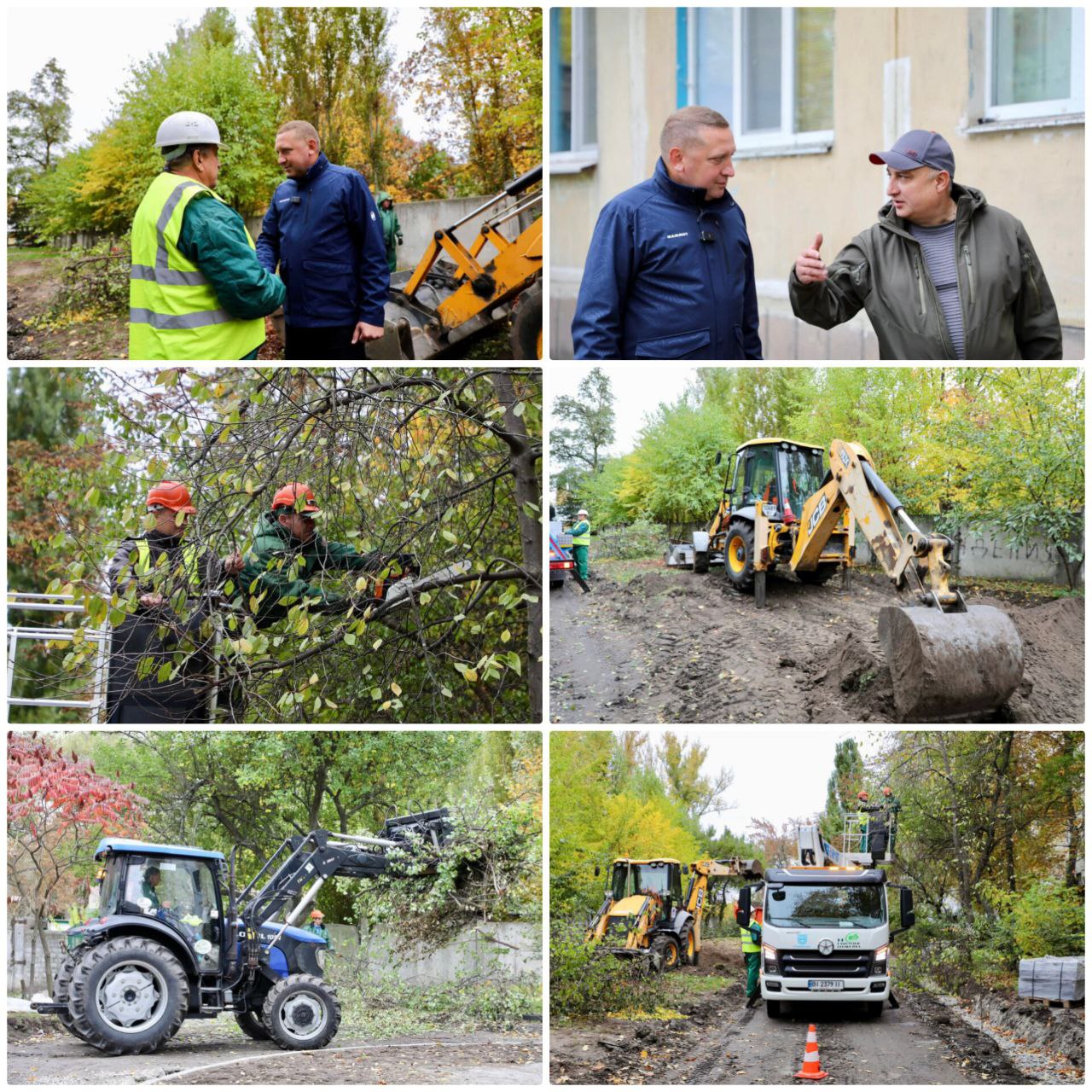 У Кременчуці тривають роботи з облаштування дворів на Молодіжному0