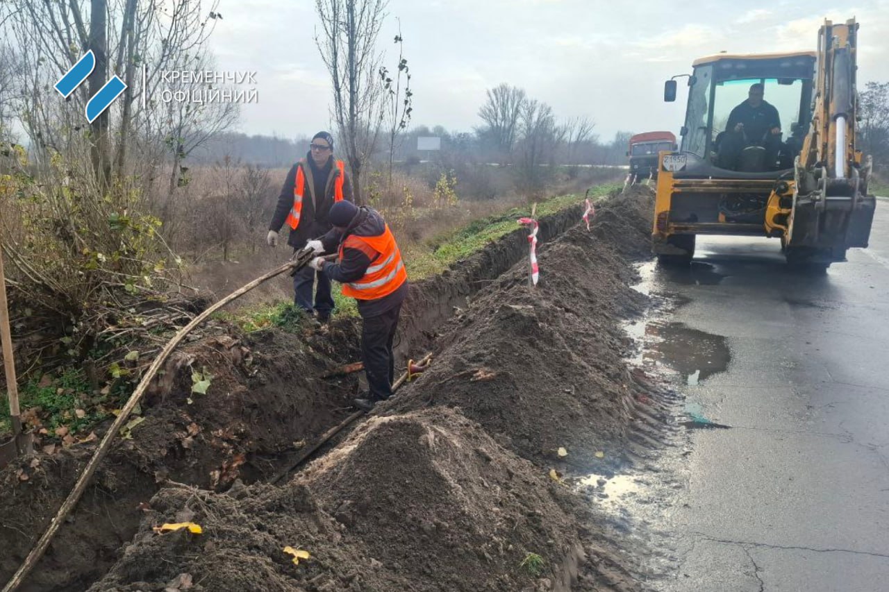 У Кременчуці оновлюють кабельні лінії для стабільної роботи очисних споруд правобережжя
