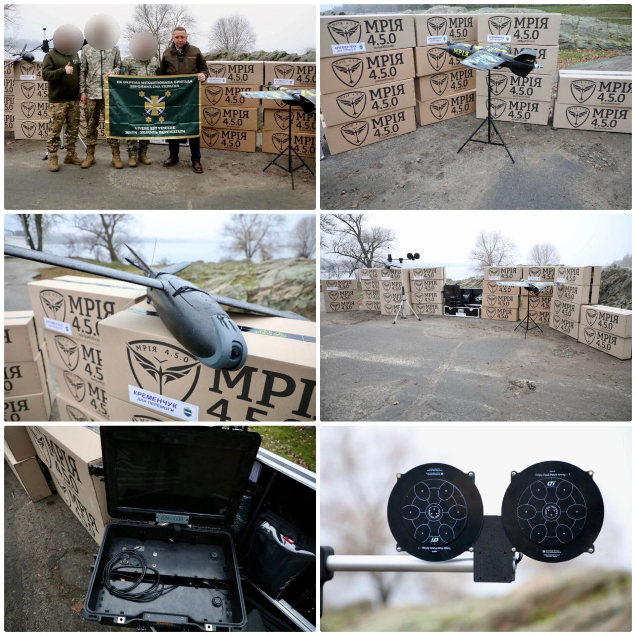 Кременчук посилює підтримку Сил оборони: 116-й ОМБр отримав унікальний безпілотний комплекс &laquo;Мрія&raquo;