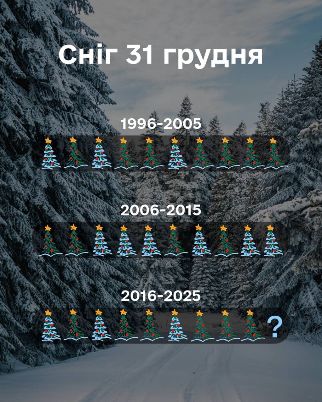 Сніжні свята в Полтавській області: чи тішила зима снігом на Різдво та Новий рік?