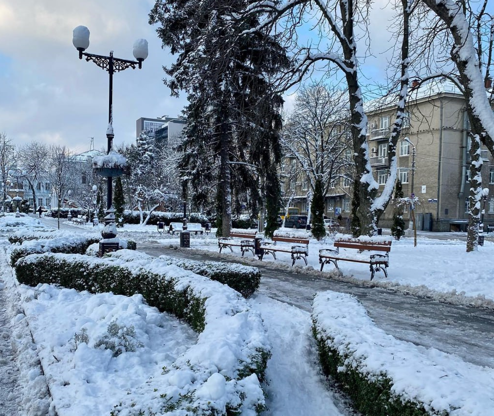 У Кременчуці сьогодні хмарно і до 2 С морозу