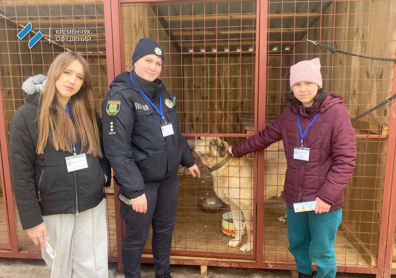 Учні Кременчуцької гімназії №22 зібрали допомогу для безпритульних тварин