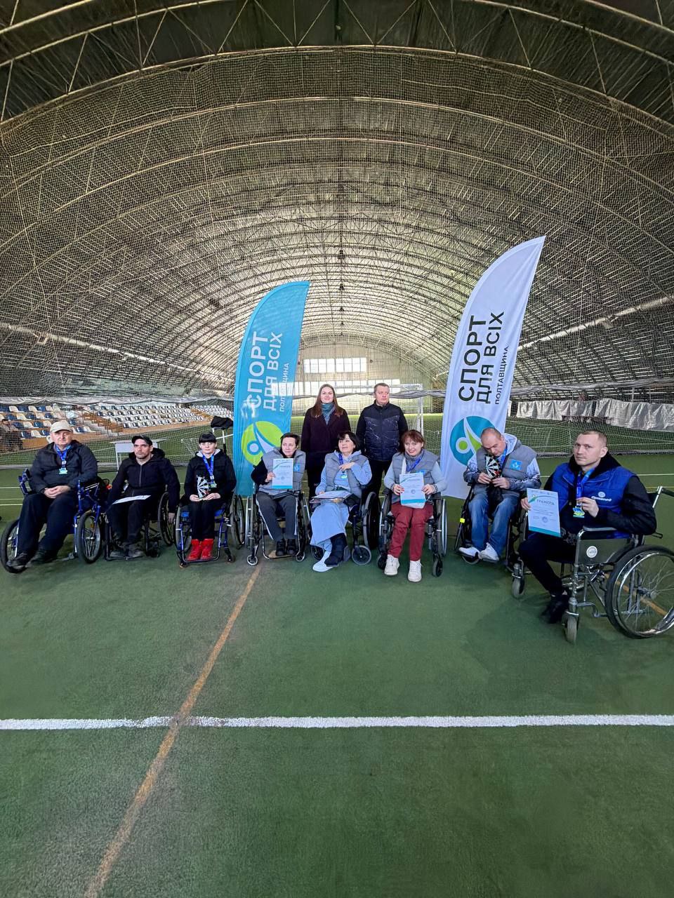 На Полтавщині провели обласні змагання з дартсу для ветеранів та людей з інвалідністю