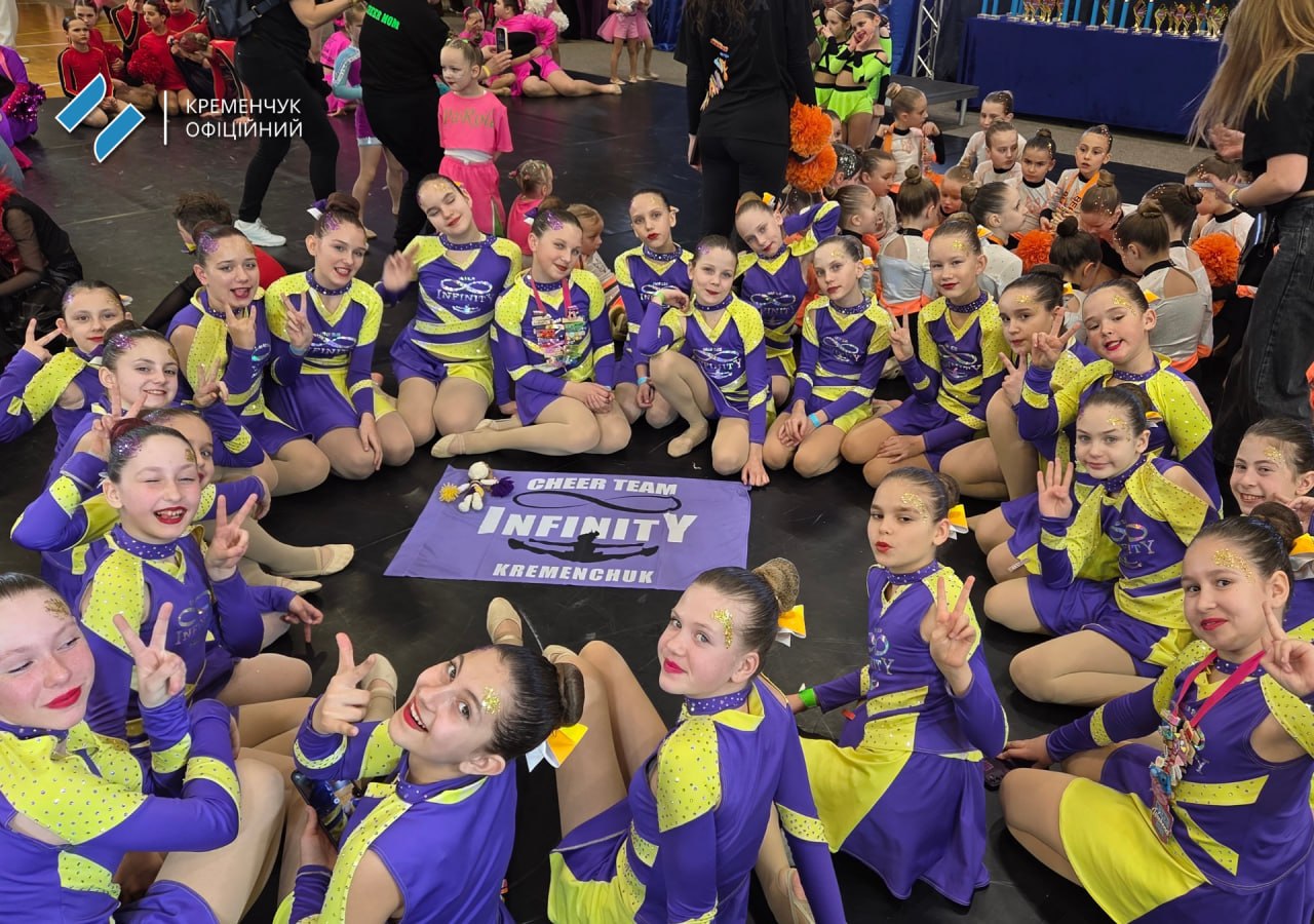 Кременчуцькі спортсменки здобули нагороди на всеукраїнському турнірі з чирлідингу