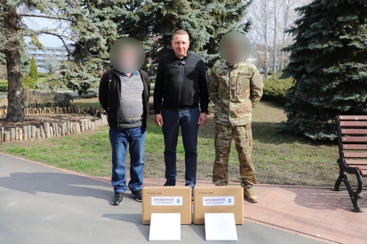 Кременчук продовжує підтримувати захисників: бригаді &laquo;Азов&raquo; передали Starlink