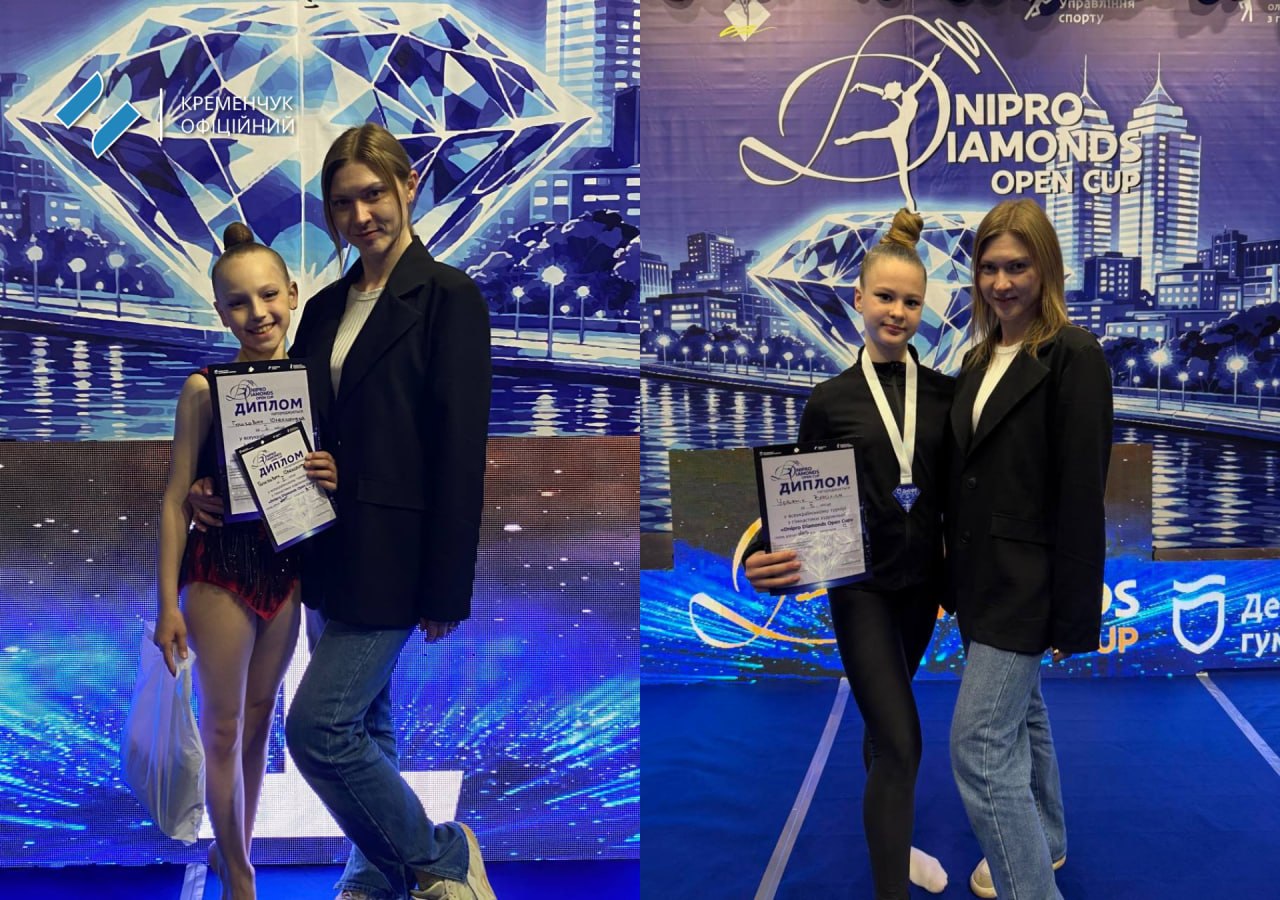 Кременчужанки здобули нагороди на всеукраїнському турнірі з художньої гімнастики