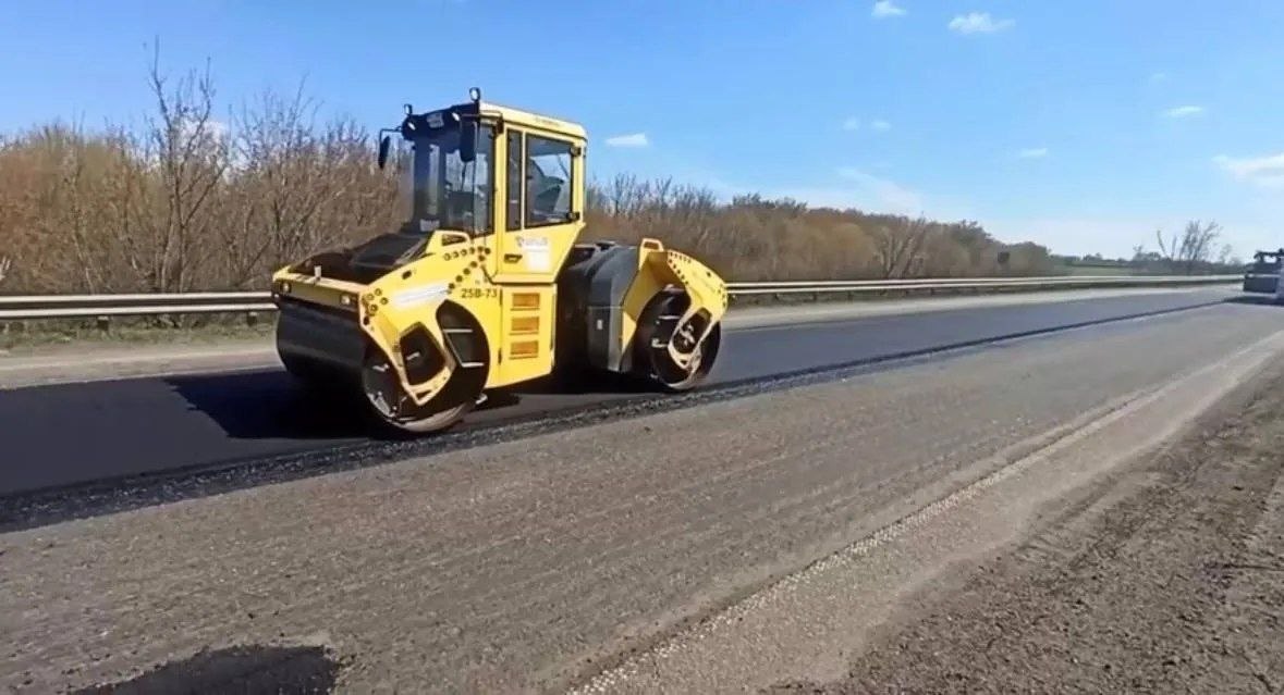 На Полтавщині ремонтують аварійну ділянку траси Київ &mdash; Харків